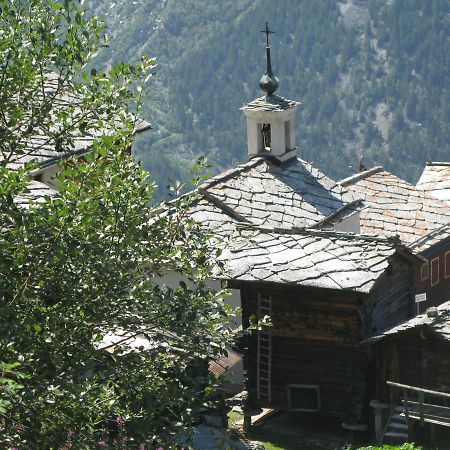 Alpia 26 - Zwei Zimmerwohnung In Traditionellem Walliser Haus Gasenried Luaran gambar